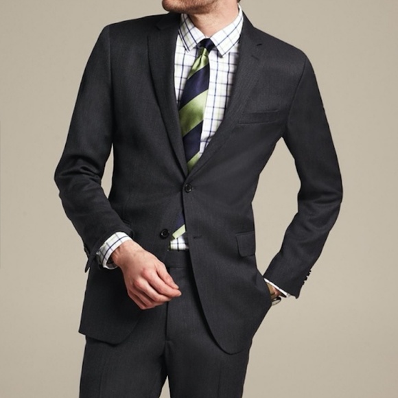 Banana Republic Modern Fit Wool Blazer/Black - 38R - Picture 2 of 9